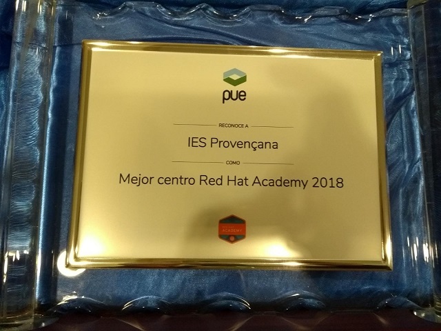 Guardó millor acadèmia Red Hat 2018